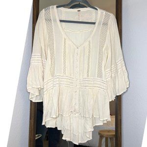 Free People Boho Flowy Top